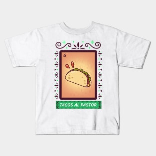 Tacos al pastor Mexican food Kids T-Shirt